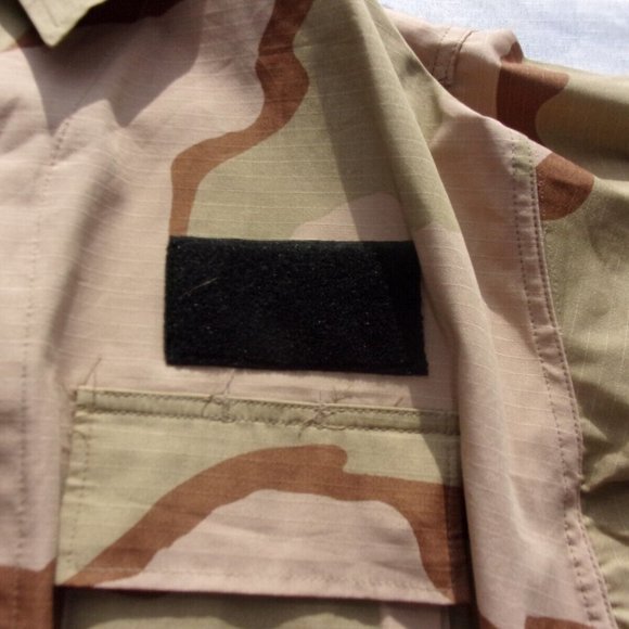 USAF OIF I 3 COLOR DCU DESERT CAMO UNIFORM COMBAT TACTICAL JACKET LG EC 1018 - Picture 5 of 11